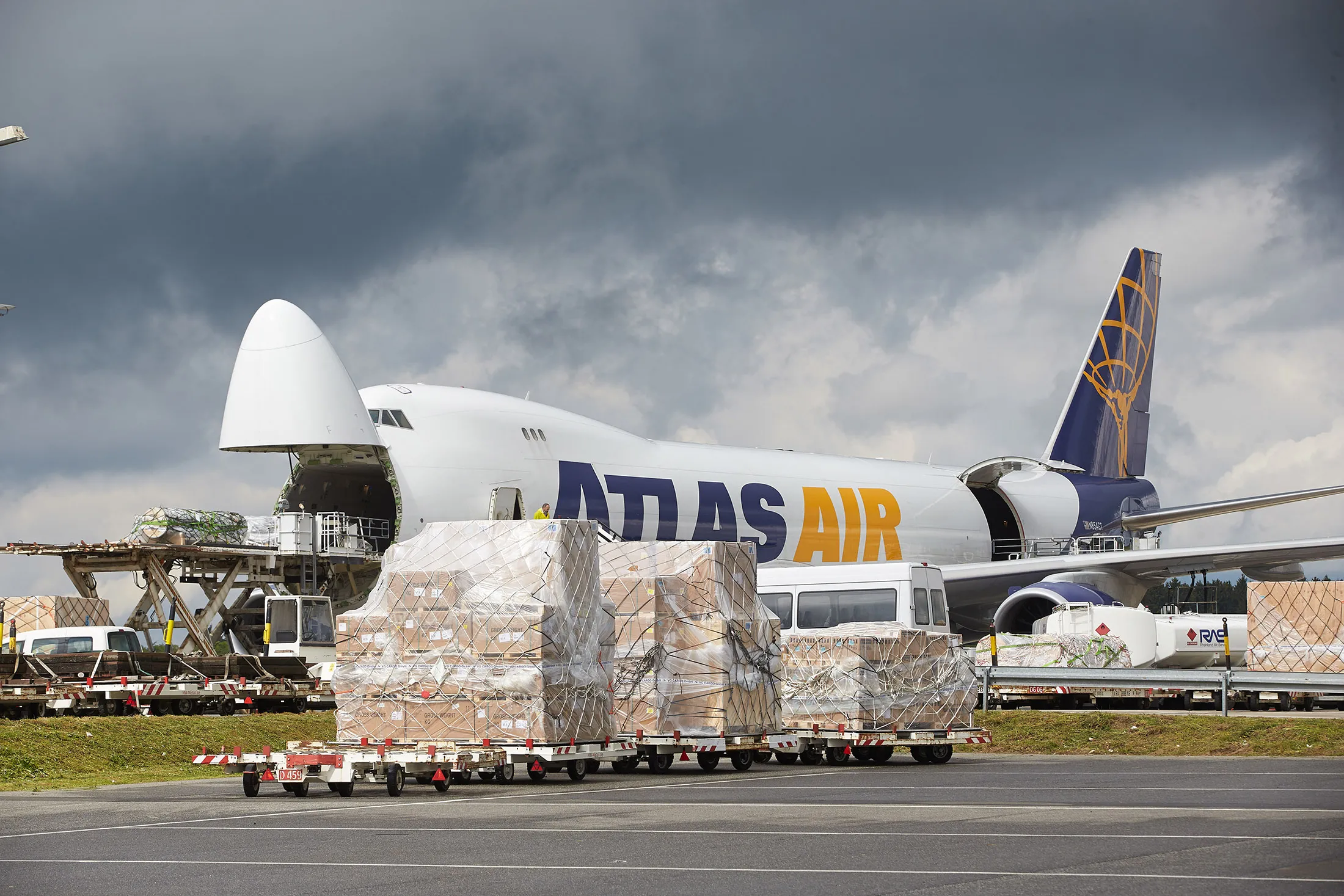 Carga sobredimensionada logística